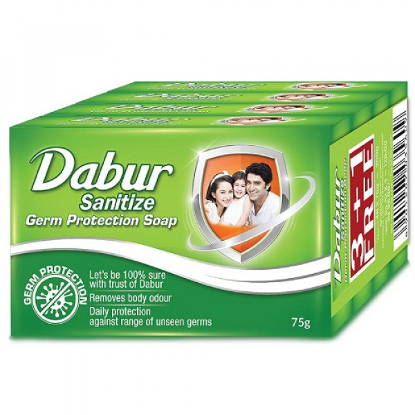 DABUR SANITIZE SOAP (75GM X 4) 1pcs